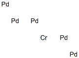 Chromium pentapalladium Struktur