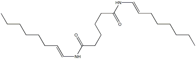 N,N'-Di(1-octenyl)adipamide Struktur