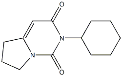 2-Cyclohexyl-6,7-dihydropyrrolo[1,2-c]pyrimidine-1,3(2H,5H)-dione Struktur