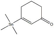 3-(Trimethylstannyl)-2-cyclohexen-1-one Struktur