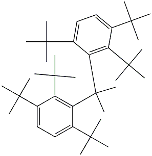 3,3'-Isopropylidenebis(1,2,4-tritert-butylbenzene) Struktur