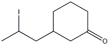 3-(2-Iodopropyl)cyclohexan-1-one Struktur