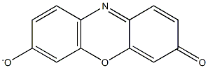 3-Oxo-3H-phenoxazine-7-olate Struktur