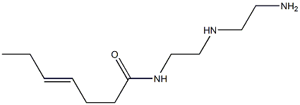 N-[2-[(2-Aminoethyl)amino]ethyl]-4-heptenamide Struktur