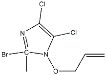 2-Bromo-4,5-dichloro 1-(2-propenyloxy)methyl-1H-imidazole Struktur