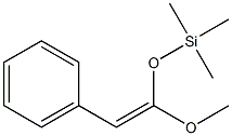 1-(Trimethylsilyloxy)-1-methoxy-2-phenylethene Struktur