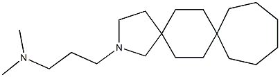 2-(3-Dimethylaminopropyl)-2-azadispiro[4.2.6.2]hexadecane Struktur