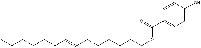 4-Hydroxybenzoic acid 7-tetradecenyl ester Struktur