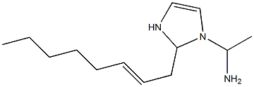 1-(1-Aminoethyl)-2-(2-octenyl)-4-imidazoline Struktur