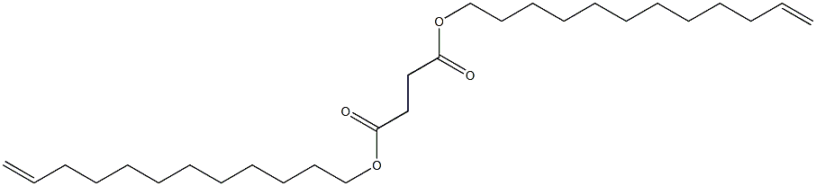 Succinic acid di(11-dodecenyl) ester Struktur