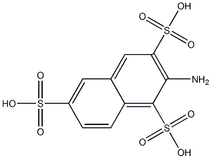 2-Amino-1,3,6-naphthalenetrisulfonic acid Struktur