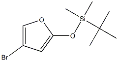 4-Bromo-2-(tert-butyldimethylsilyloxy)furan Struktur