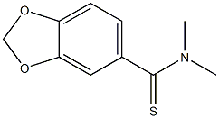 N,N-Dimethyl-3,4-methylenedioxythiobenzamide Struktur