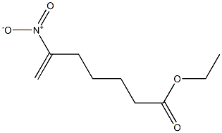 6-Nitro-6-heptenoic acid ethyl ester Struktur