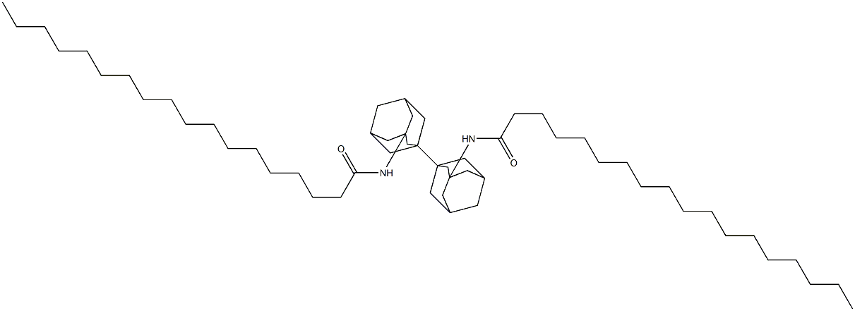 N,N'-[(1,1'-Biadamantane)-3,3'-diyl]bisoctadecanamide Struktur