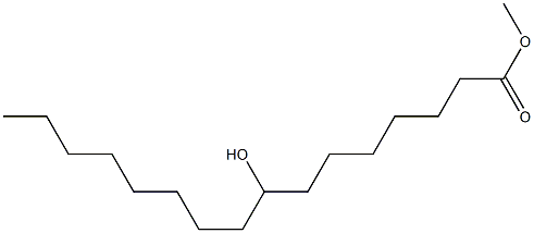 8-Hydroxyhexadecanoic acid methyl ester Struktur