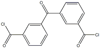 3,3'-Carbonylbis(benzoic acid chloride) Struktur