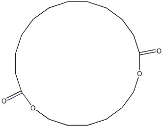 2,9-Dioxacycloicosane-1,10-dione Struktur