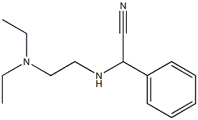 [(2-Diethylaminoethyl)amino]phenylacetonitrile Struktur