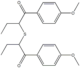 Ethyl[2-(4-methoxyphenyl)-2-oxoethyl] sulfide Struktur