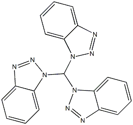 Tris(1H-benzotriazol-1-yl)methane Struktur