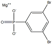 3,5-Dibromophenylphosphonic acid magnesium salt Struktur