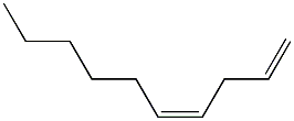 (Z)-1,4-Decadiene Struktur