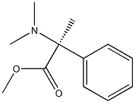 [S,(-)]-2-(N,N-Dimethylamino)-2-phenylpropionic acid methyl ester Struktur