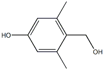 (4-Hydroxy-2,6-dimethylphenyl)methanol Struktur