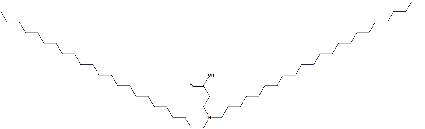 3-(Ditricosylamino)propanoic acid Struktur