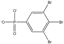 3,4,5-Tribromophenylphosphonate Struktur