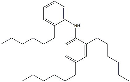 2,2',4'-Trihexyl[iminobisbenzene] Struktur