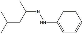 4-Methyl-2-pentanone phenyl hydrazone Struktur