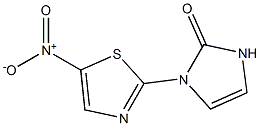 1-(5-Nitro-2-thiazolyl)-1H-imidazol-2(3H)-one Struktur