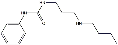 N-(3-ブチルアミノプロピル)-N-フェニル尿素 化學(xué)構(gòu)造式