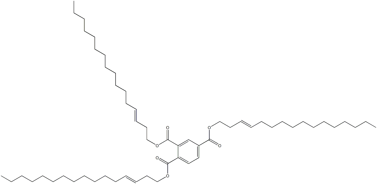 1,2,4-Benzenetricarboxylic acid tri(3-hexadecenyl) ester Struktur