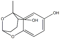 2,6-Epoxy-6-methyl-3,4,5,6-tetrahydro-2H-1-benzoxocin-5,8-diol Struktur