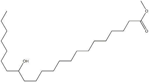 15-Hydroxydocosanoic acid methyl ester Struktur