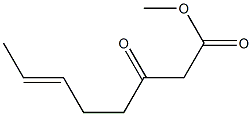 (E)-3-Oxo-6-octenoic acid methyl ester Struktur