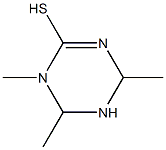 2,3,6-Trimethyl-1,2,3,6-tetrahydro-1,3,5-triazine-4-thiol Struktur