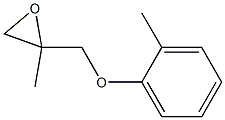 2-Methylphenyl 2-methylglycidyl ether Struktur