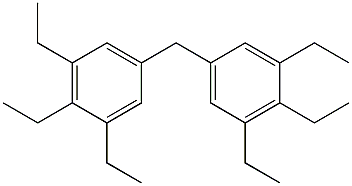 5,5'-Methylenebis(1,2,3-triethylbenzene) Struktur