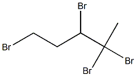 1,3,4,4-Tetrabromopentane Struktur