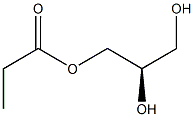 Propanoic acid (R)-2,3-dihydroxypropyl ester Struktur