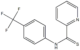 N-[4-Trifluoromethylphenyl]pyridine-2-carbothioamide Struktur