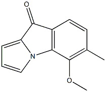 5-Methoxy-6-methyl-9H-pyrrolo[1,2-a]indol-9-one Struktur