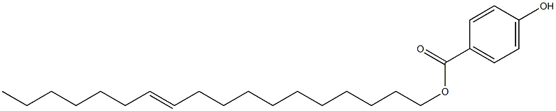 4-Hydroxybenzoic acid 11-octadecenyl ester Struktur