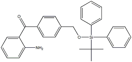 2'-Amino-4-[(tert-butyldiphenylsilyloxy)methyl]benzophenone Struktur