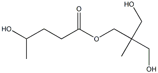 4-Hydroxyvaleric acid 2,2-bis(hydroxymethyl)propyl ester Struktur