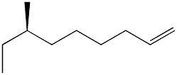 [R,(-)]-7-Methyl-1-nonene Struktur